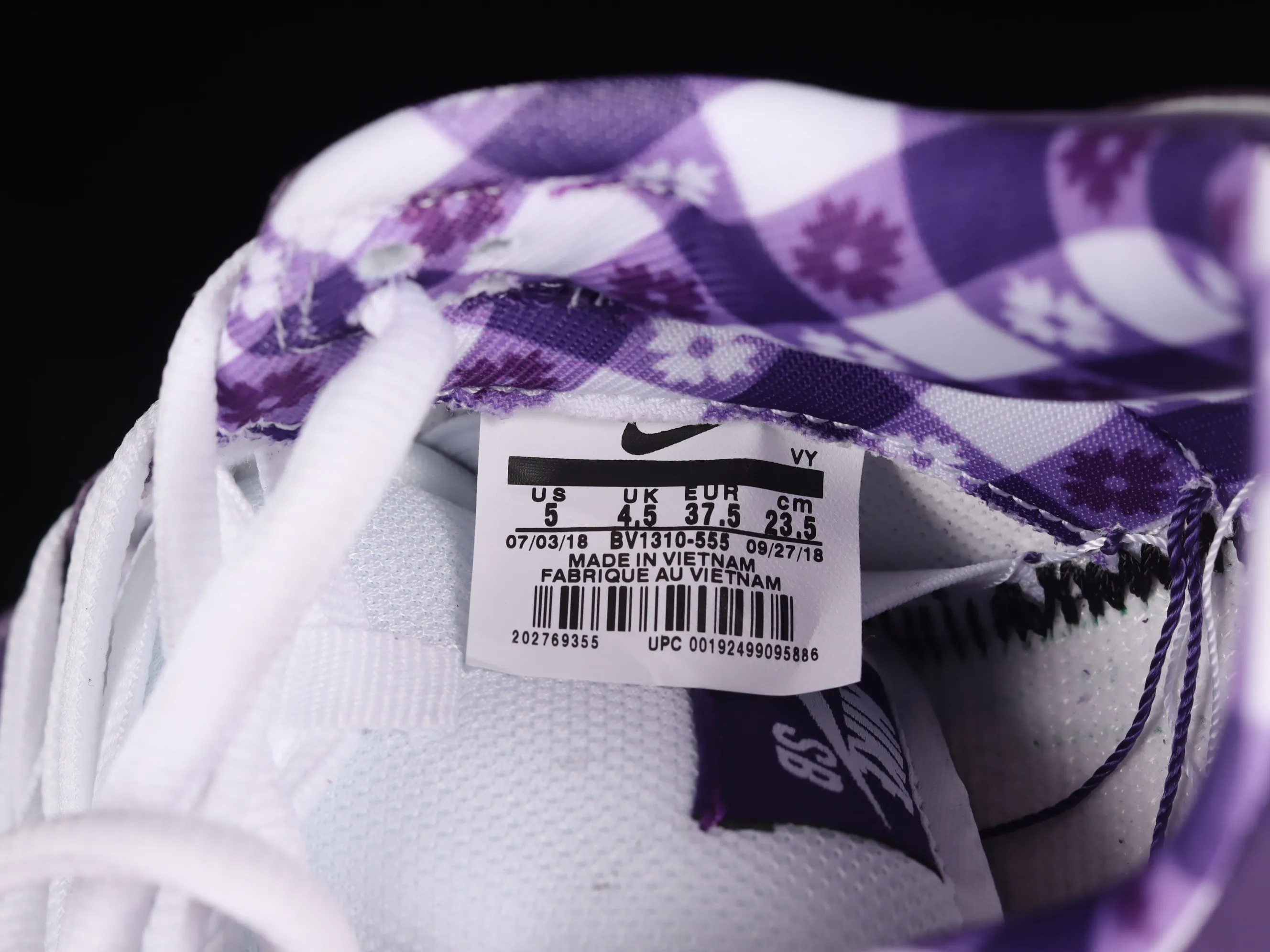 All categories Nk SB Dunk series Nk SB Dunk Low low-top sneakers pure original version Concepts x Nk Dunk Low Pro SB "Purple lobster" full-layer purple lobster SB low-top sports and leisure sneakers BV1310-555
